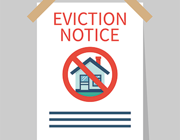 Eviction Notice Rumpus - agents hint that politicians are out of touch