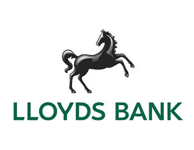 Lloyds Bank black horse logo representing banking and financial services.